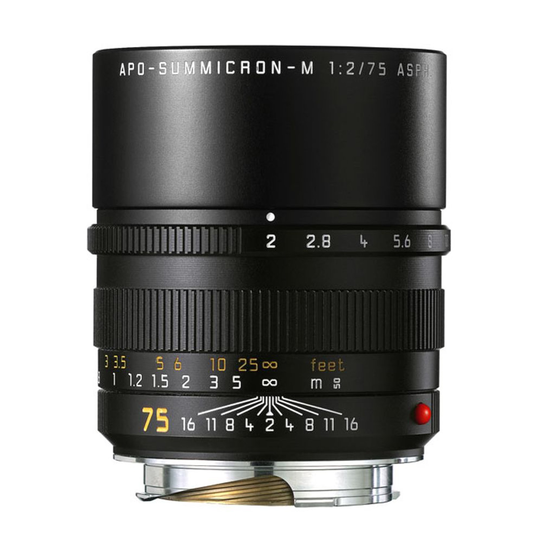 New Leica 75mm F2 Apo M Black 6bit