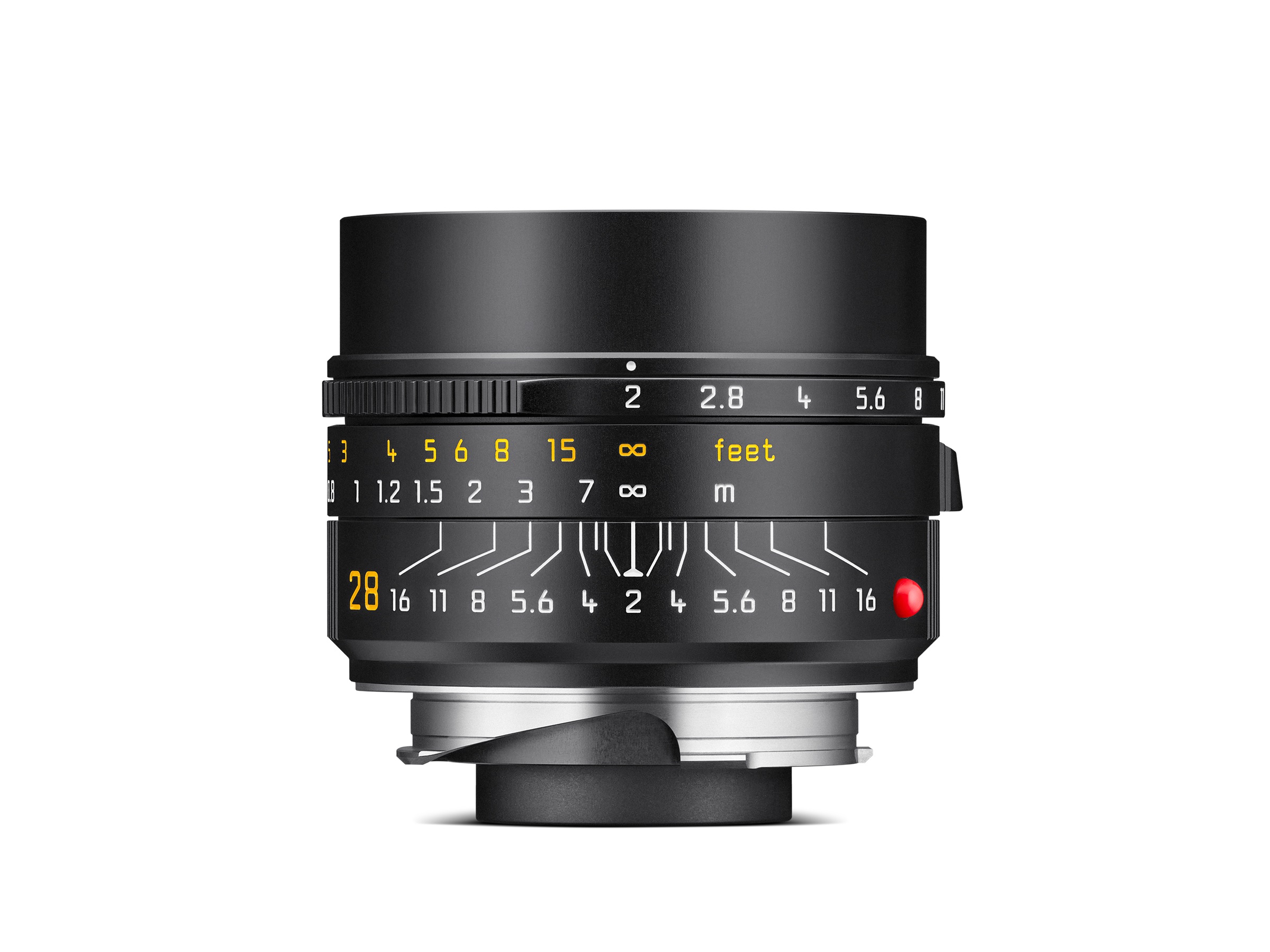 New Leica Leica 28mm F2 Asph M Black 6bit - Main Image