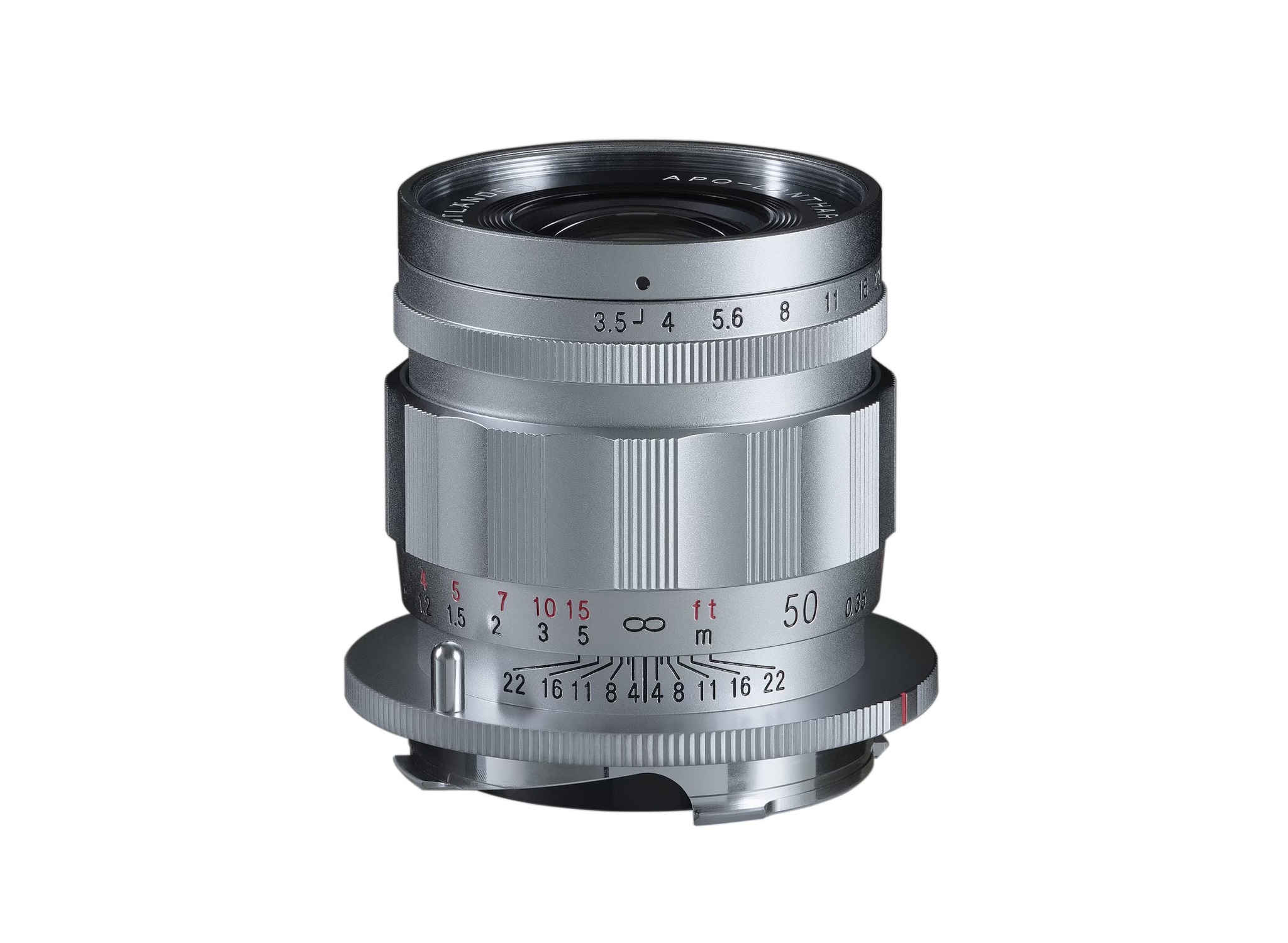 New Voigtlander 50mm F3.5 Apo-Lanthar VM Type II - Silve