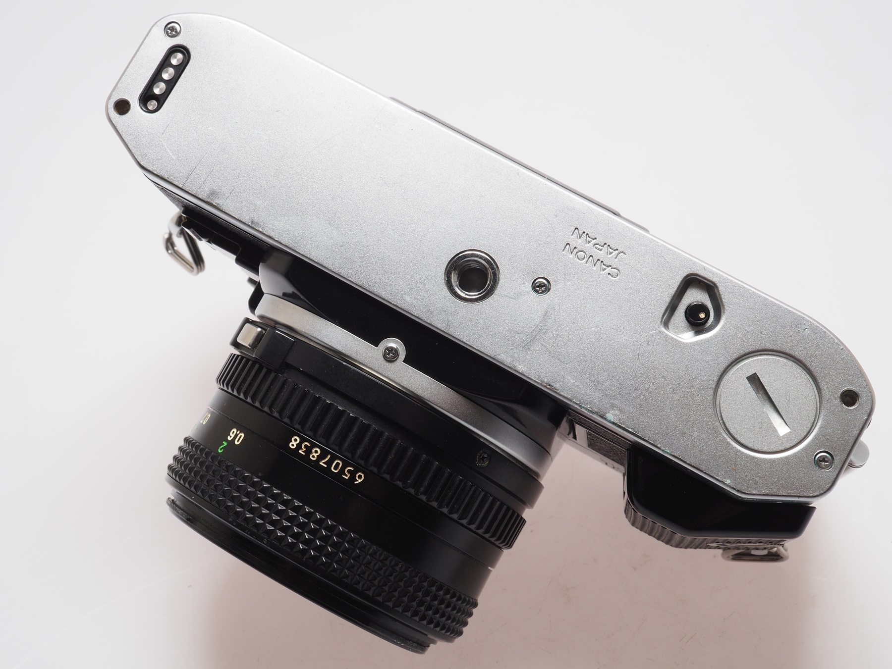 Used Canon AE1 Chrome + 50mm F1.8