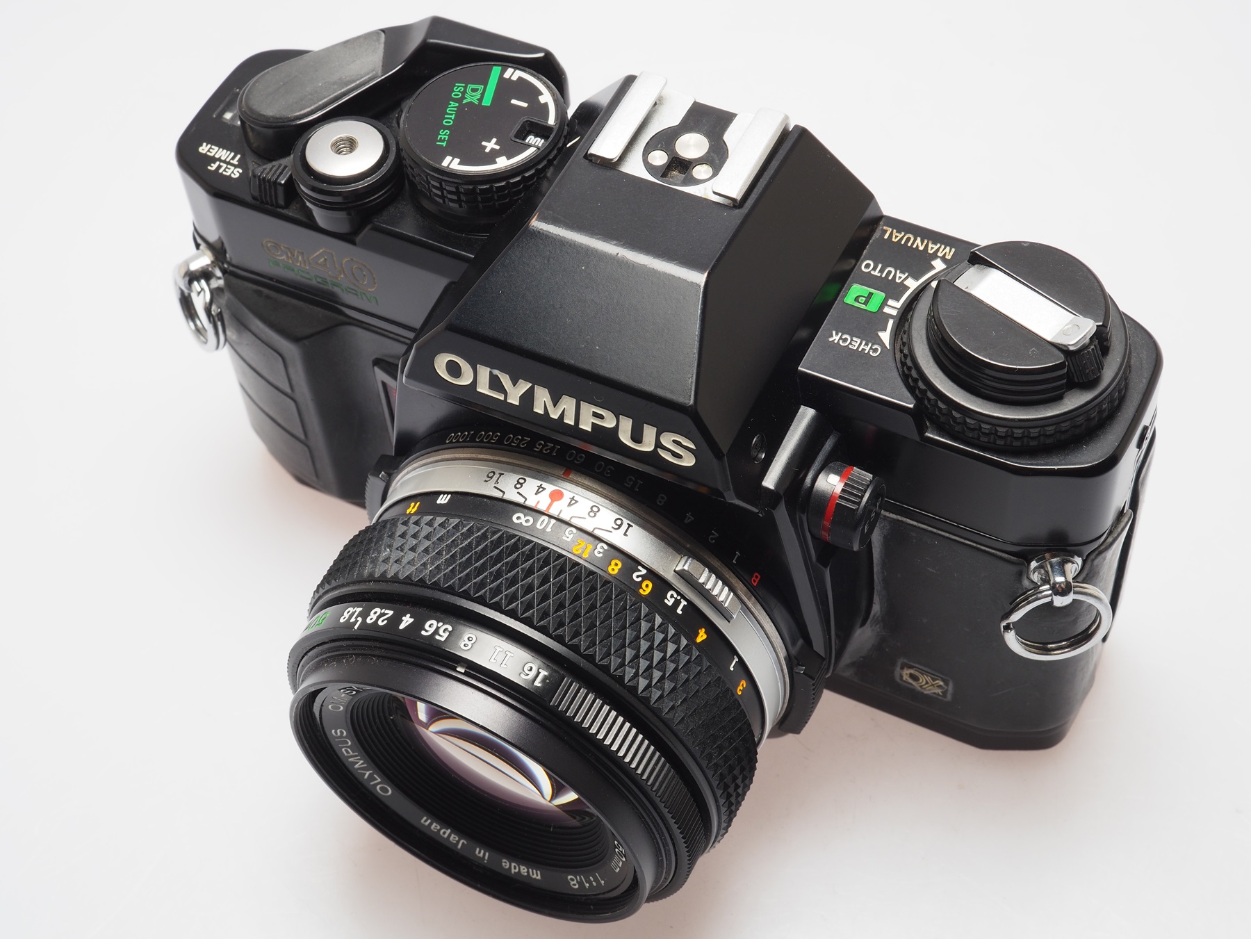 Used Olympus OM40 Black + 50mm F1.8