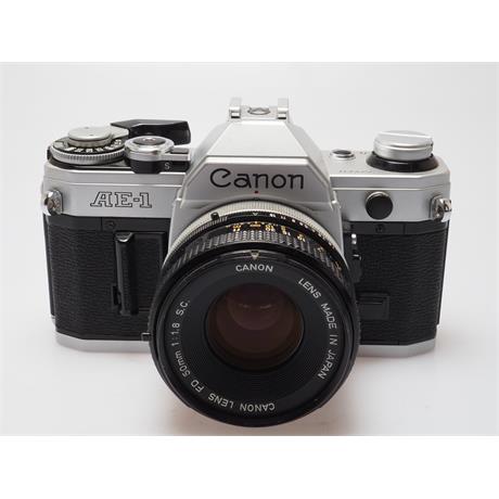 Canon AE1 Chrome + 50mm F1.8 thumbnail