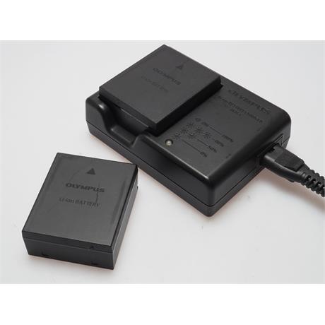 Olympus BCH-1 Charger + 2x BLH-1 Batteries thumbnail