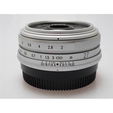 Voigtlander 27mm F2 Fuji X - Silver thumbnail
