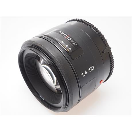 Minolta 50mm F1.4 AF thumbnail