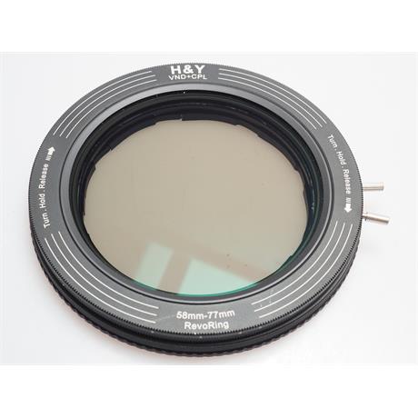 H&Y 58-77mm Variable ND/Circ Polariser thumbnail