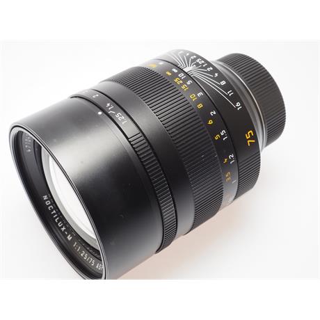 Leica 75mm F1.25 Asph Noctilux M Black - 11676 thumbnail