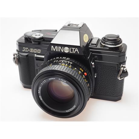 Minolta X300 Chrome + 50mm F1.7 thumbnail
