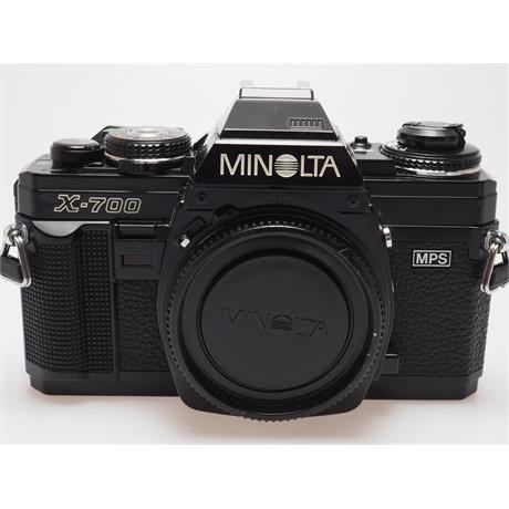 Minolta X700 Black Body + Auto 280PX flash  thumbnail