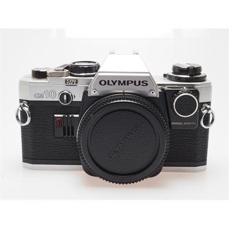 Olympus OM10 Chrome Body + Manual Adapter thumbnail