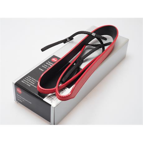 Leica C-Lux Leather Carrying Strap 18853 - Red thumbnail