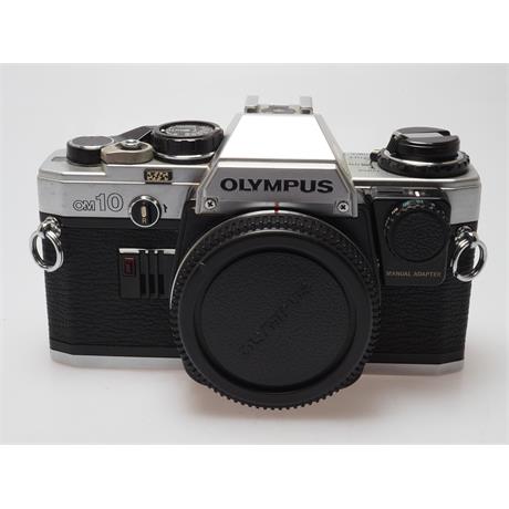 Olympus OM10 Chrome Body + Manual Adapter thumbnail