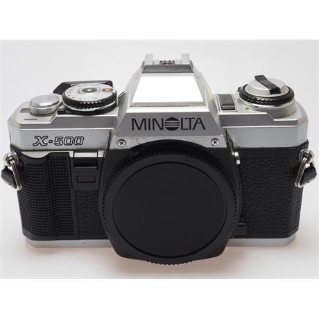 Minolta X500 Chrome Body Only thumbnail
