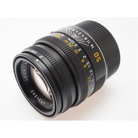 Leica 50mm F2 M Black 6 Bit (11826) thumbnail