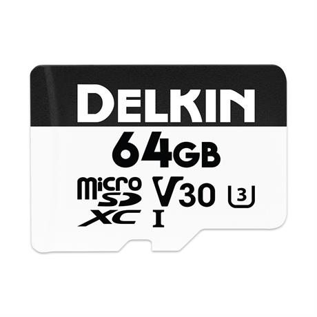 Delkin 64GB Hyperspeed MicroSDXC UHS-1  V30 thumbnail