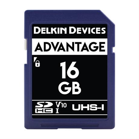 Delkin 16GB SDXC UHS-I Advantage 633x V10 thumbnail