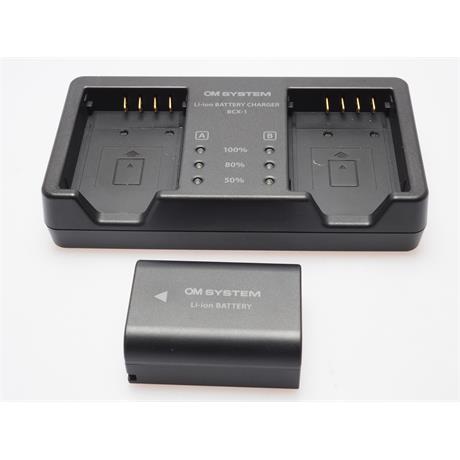 OM System SBCX-1 Battery & Charger Kit (OM-1) thumbnail