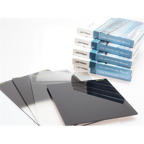 Lee 100x150 Graduated ND 0.3, 0.6 & 0.9 Hard, Little Stopper + W/A Rings thumbnail