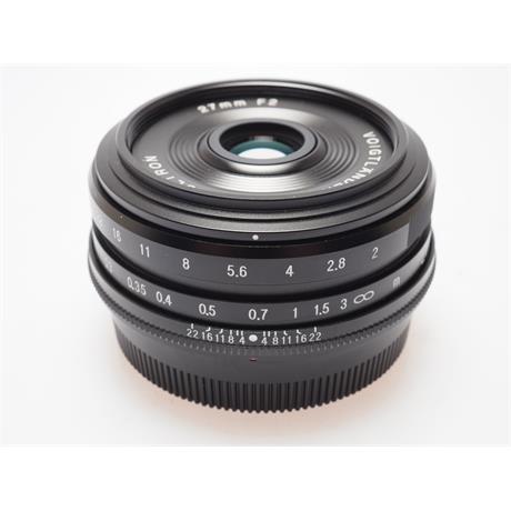 Voigtlander 27mm F2 Fuji X - Black thumbnail