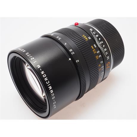 Leica 75mm F2 Apo M Black 6bit - 11637 thumbnail