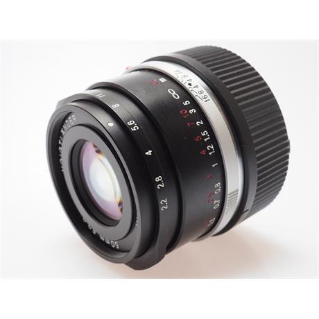 Voigtlander 50mm F2.2 VM Color Skopar - Black thumbnail