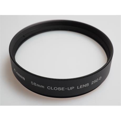 Canon 58mm Close Up Lens 250D thumbnail