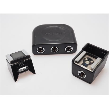 Olympus Acc Shoe 4 + TTL Auto Multi Connector +  thumbnail