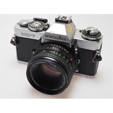Minolta XD7 Chrome + 50mm F1.7 thumbnail