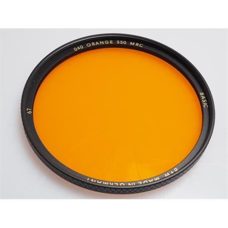 B+W 67mm Orange 550 (040) MRC Basic thumbnail