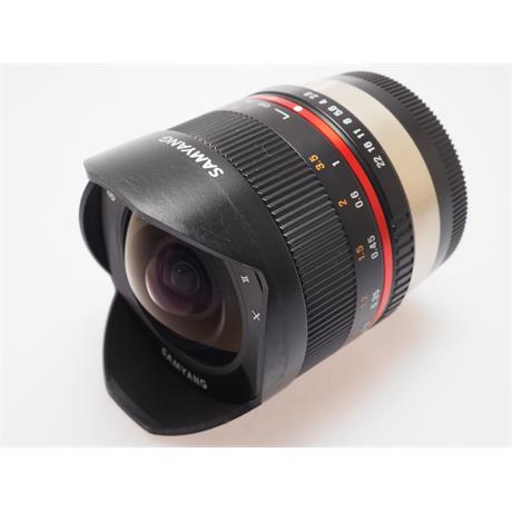 Samyang 8mm F2.8 UMC Fisheye II Black - Fujifilm thumbnail
