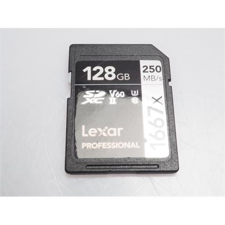 Lexar 128gb SD UHS II 1667X thumbnail