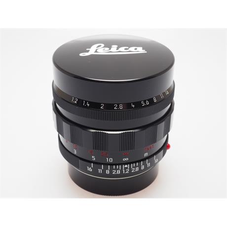 Leica 50mm F1.2 Asph Noctilux M Glossy Black thumbnail
