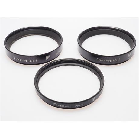 Nikon 52mm Close Up 0/1/2 filters thumbnail