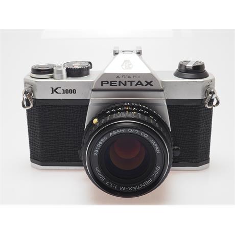 Pentax K1000 Chrome + 50mm F1.7 thumbnail