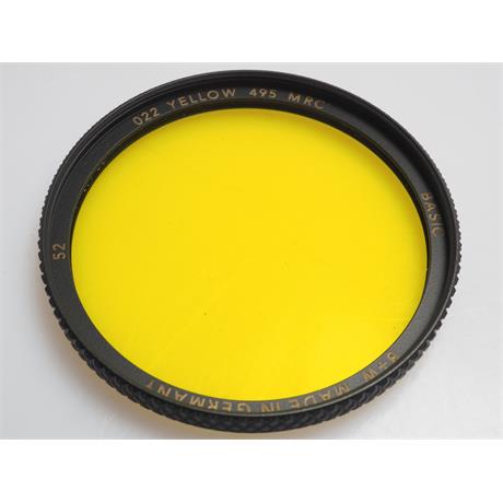 B+W 52mm Yellow (022) - Multi Coated thumbnail