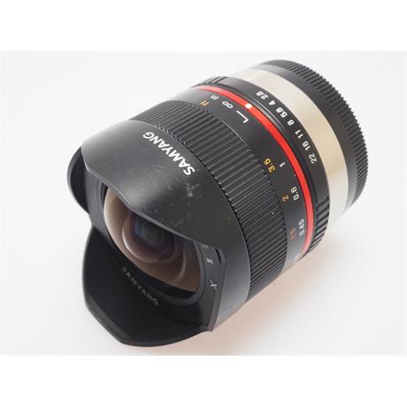 Samyang 8mm F2.8 UMC Fisheye II Black - Fujifilm thumbnail