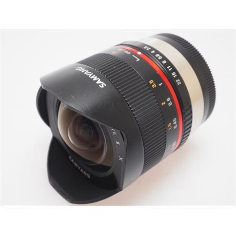 Samyang 8mm F2.8 UMC Fisheye II Black - Fujifilm thumbnail