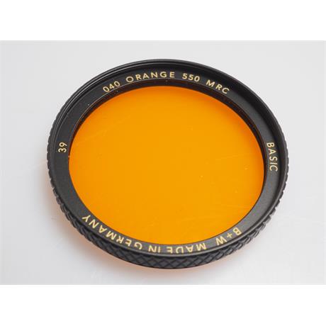 B+W 39mm Orange (550) MRC Basic thumbnail