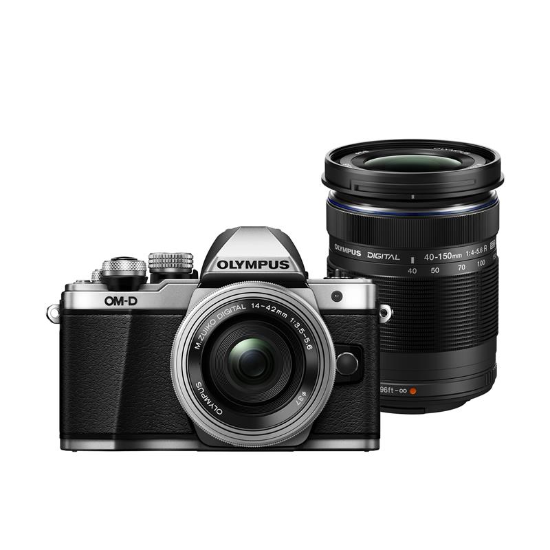 Olympus OM-D E-M10 II Twin Kit - Silver Thumbnail Image 2
