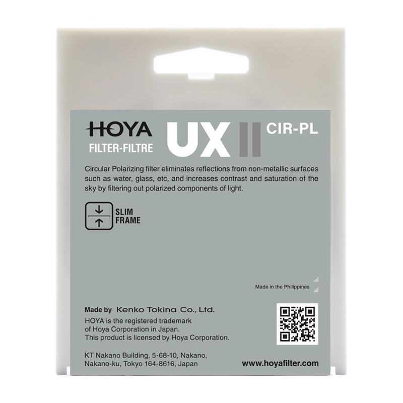 Hoya 58mm Circular Polarising UX II Thumbnail Image 2