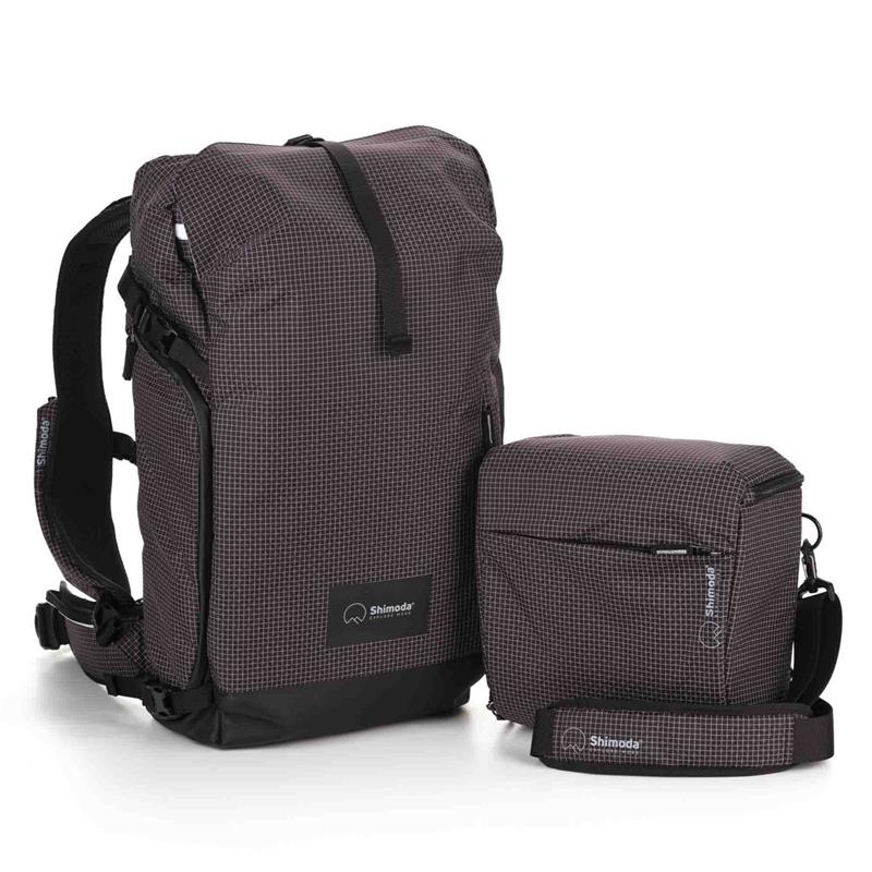 Shimoda Sidecountry 28 Starter Kit (w/ Medium Top Loader) - Black/White Thumbnail Image 1