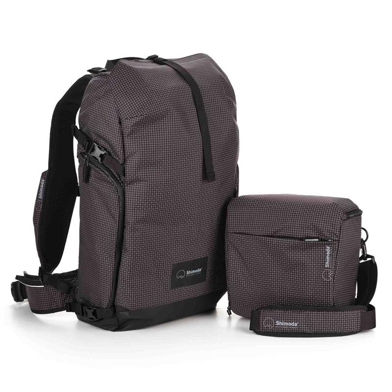 Shimoda Sidecountry 32 Starter Kit (w/ Medium Top Loader) - Black/White Thumbnail Image 1