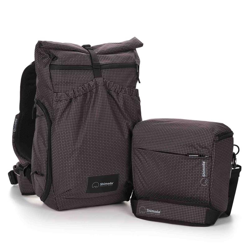 Shimoda Side Lite 22 Starter Kit (w/ Medium Top Loader) - Black/White Thumbnail Image 1
