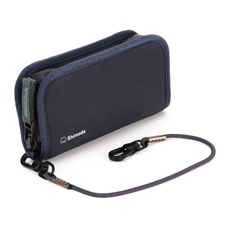 Shimoda Card Wallet - ZIP - Blue Thumbnail Image 0