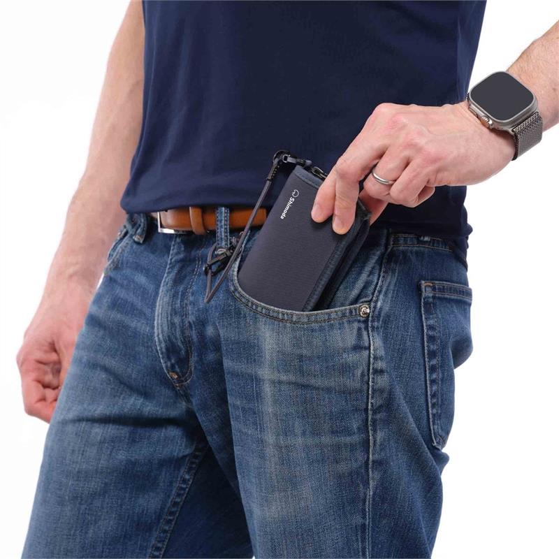 Shimoda Card Wallet - ZIP - Blue Thumbnail Image 4