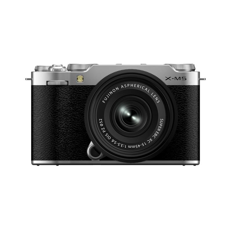 Fujifilm X-M5 with XC15-45mm Lens - Silver  Thumbnail Image 0