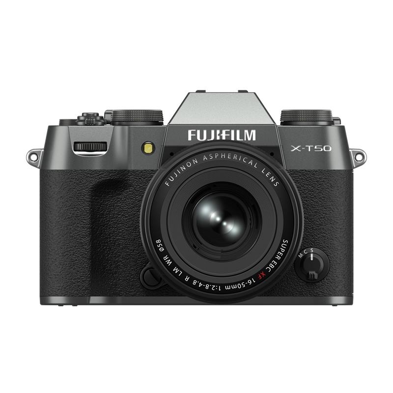Fujifilm X-T50 with XF 16-50mm F2.8-4.8 R LM WR - Charcoal Silver Thumbnail Image 0