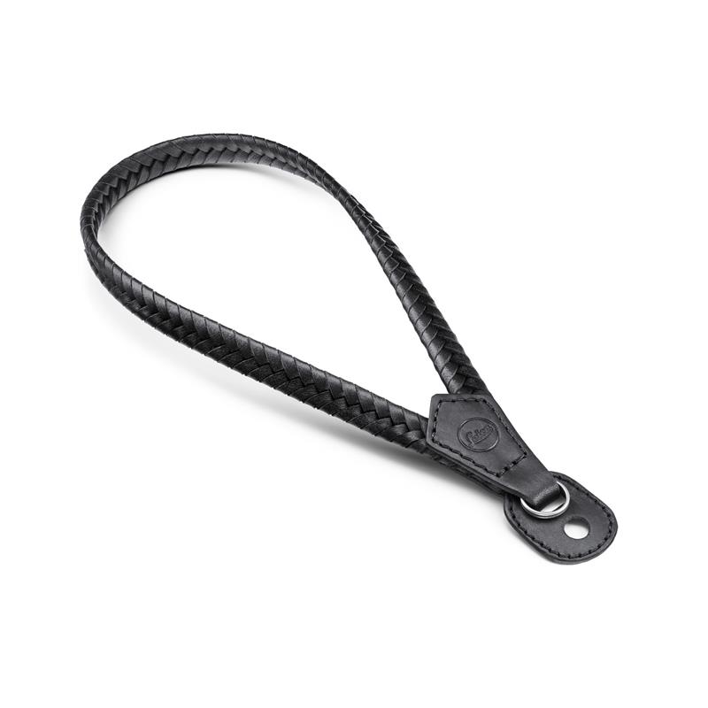 Leica Wrist Strap Braided Leather - Black Image 1