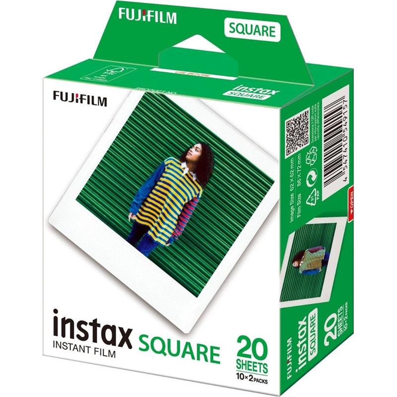 Fujifilm Instax Square Film Twin Pack (20 shots) Thumbnail Image 0