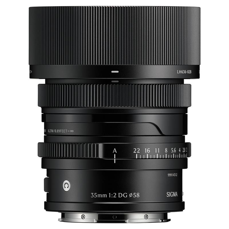 Sigma 35mm F2 DG Contemporary - Black Sony E Thumbnail Image 0
